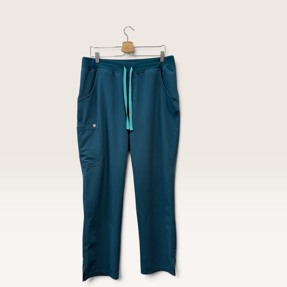 FIGS Kade Cargo Scrub Pants XL Dark Teal Technical Collection 1002624R